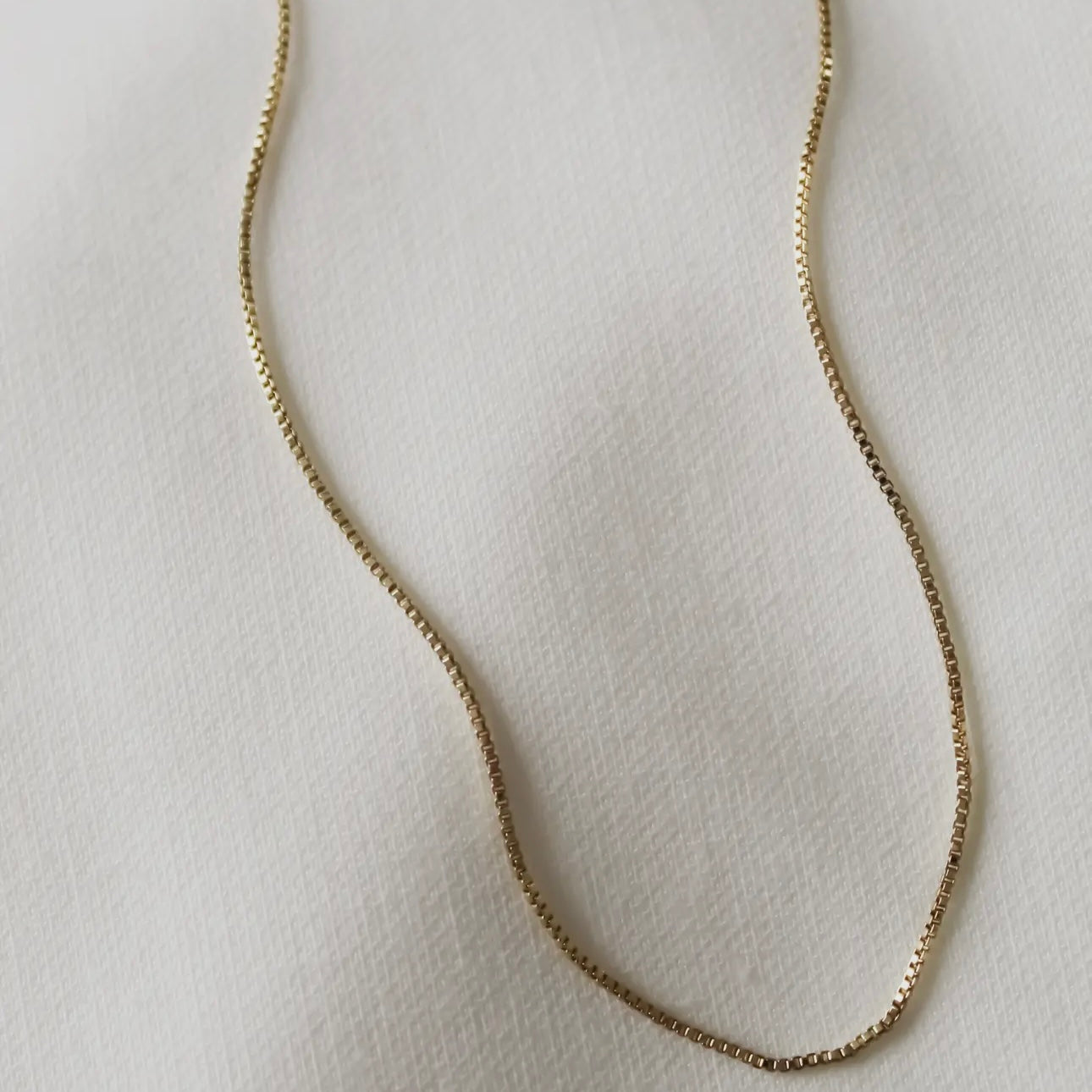 Grip Charm Box Chain Necklace