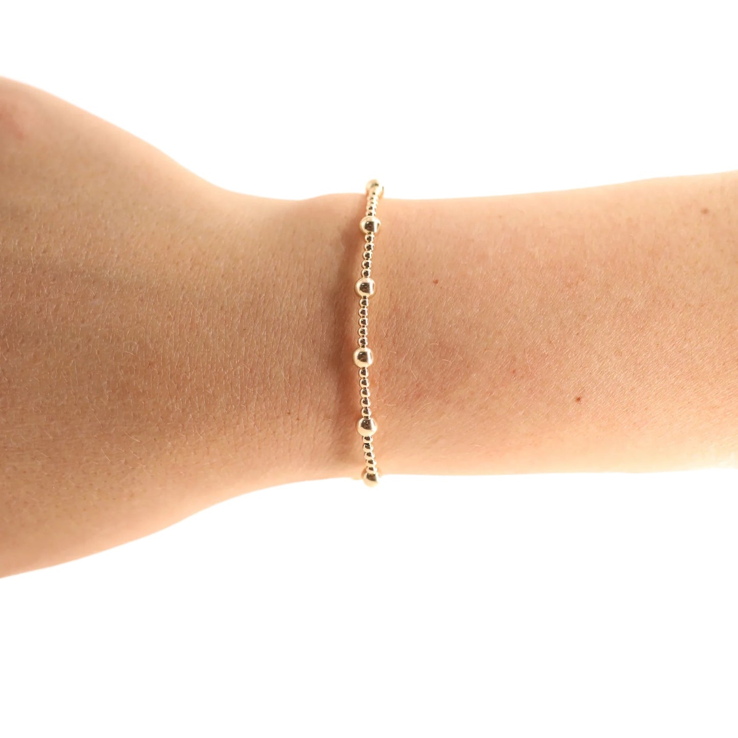 Beaded Blondes June Gold Bracelet