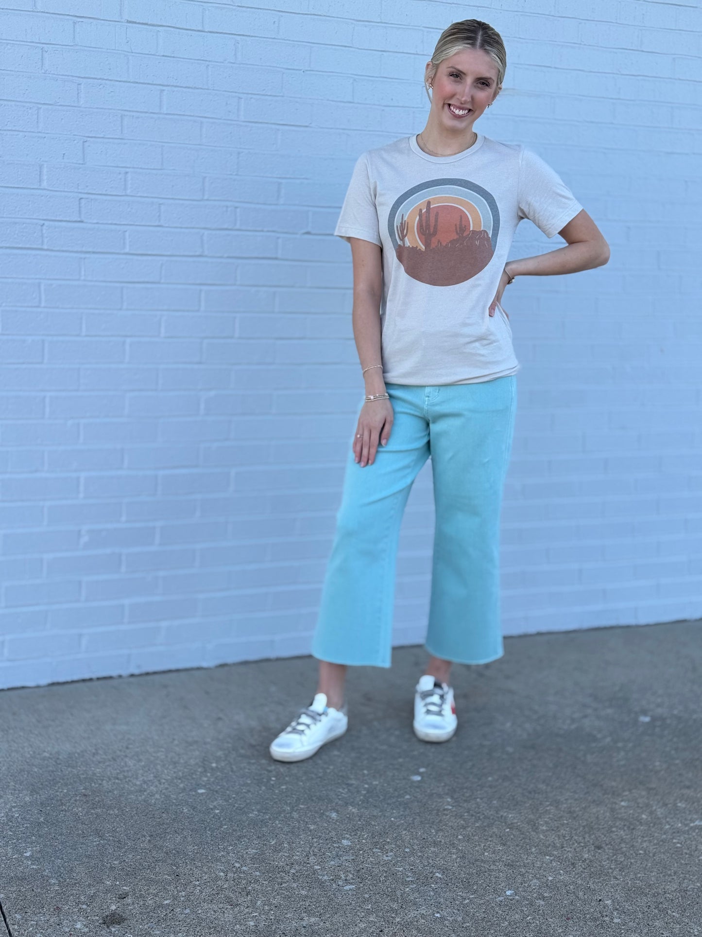 Judy Blue Blue Sky Crop Jeans