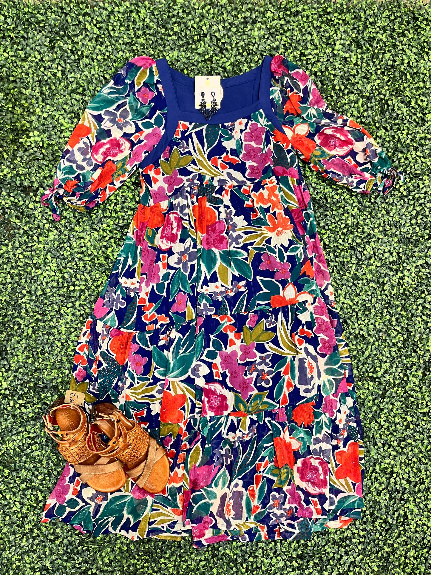 Golden Bloom Dress