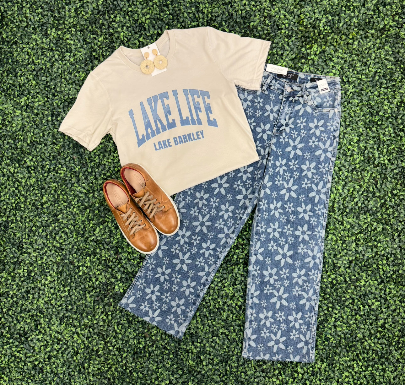 Judy Blue Flower Power Crop Jeans