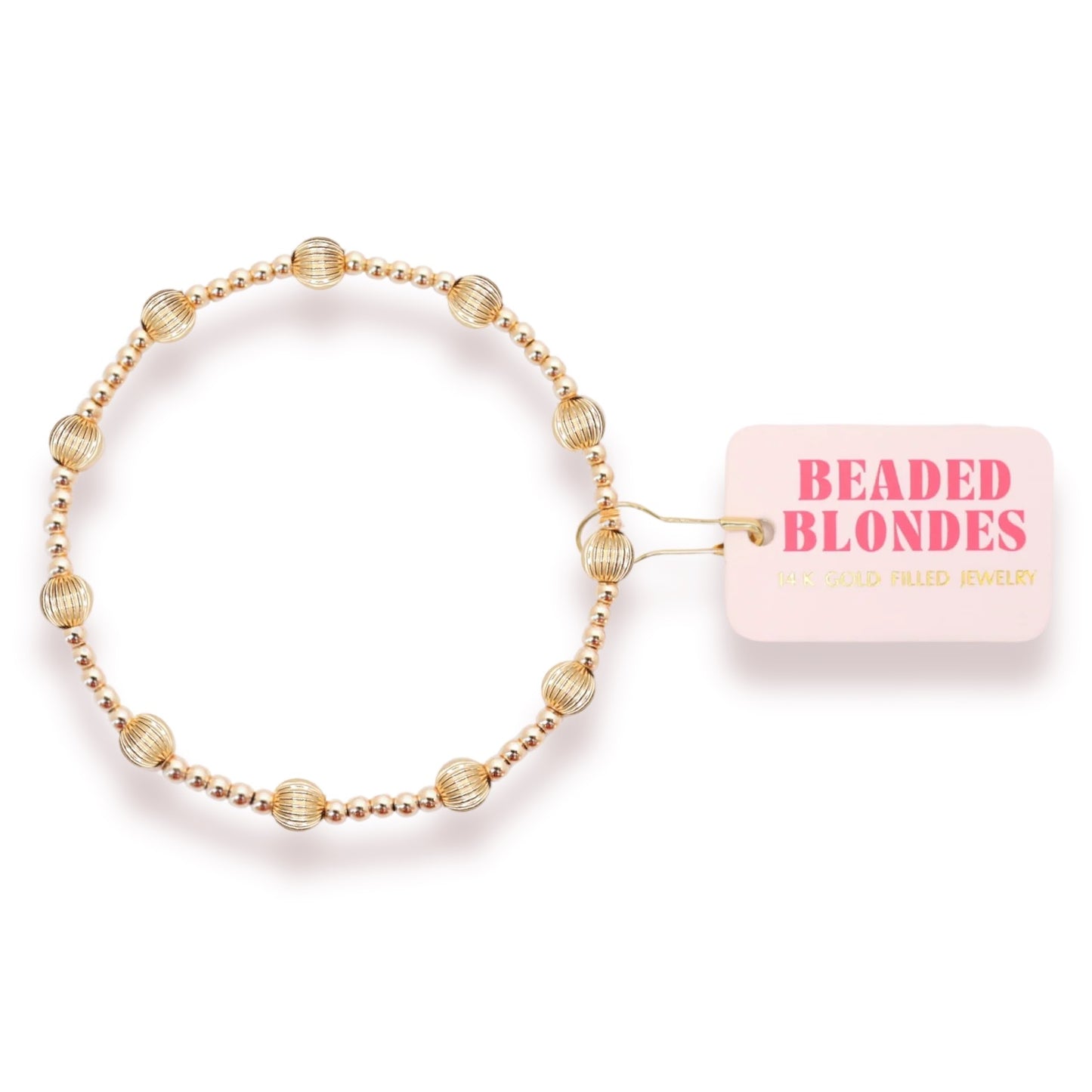 Beaded Blondes Lively Fluted Bracelet