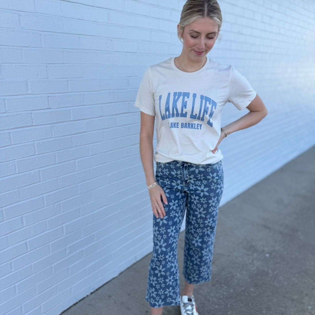Judy Blue Flower Power Crop Jeans
