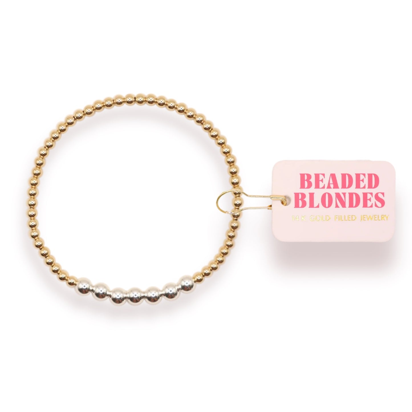 Beaded Blondes Lucky Bracelet Mixed Metal