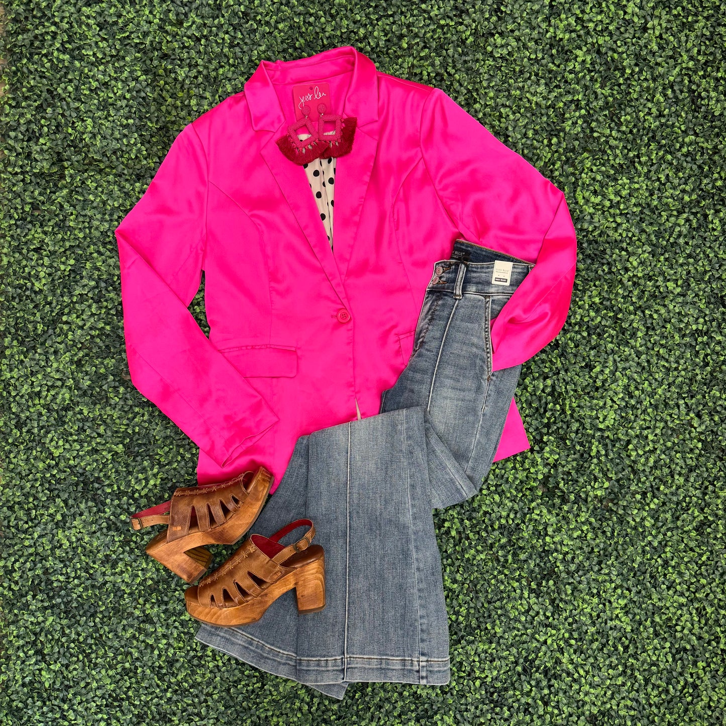 Pink Confetti Blazer