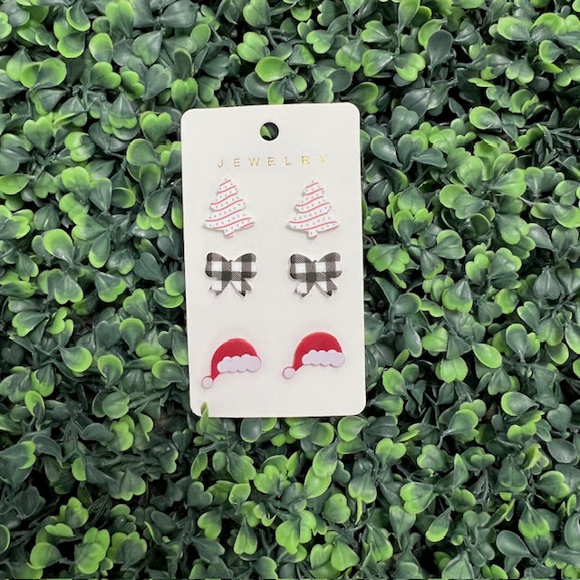 Hoilday Earring Trio Sets