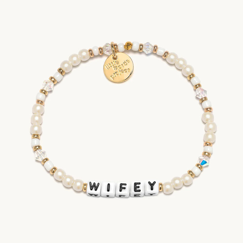 Little Words Project Wifey Bracelets