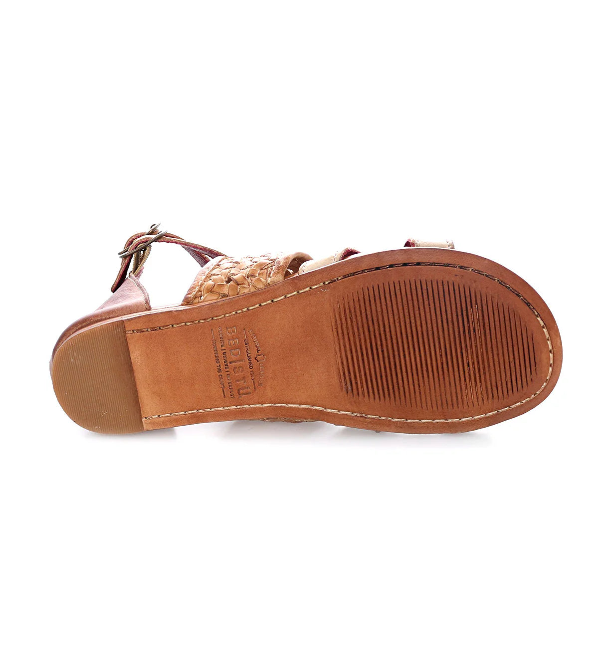 BedStu Capriana Cafe Latte Rustic Sandals