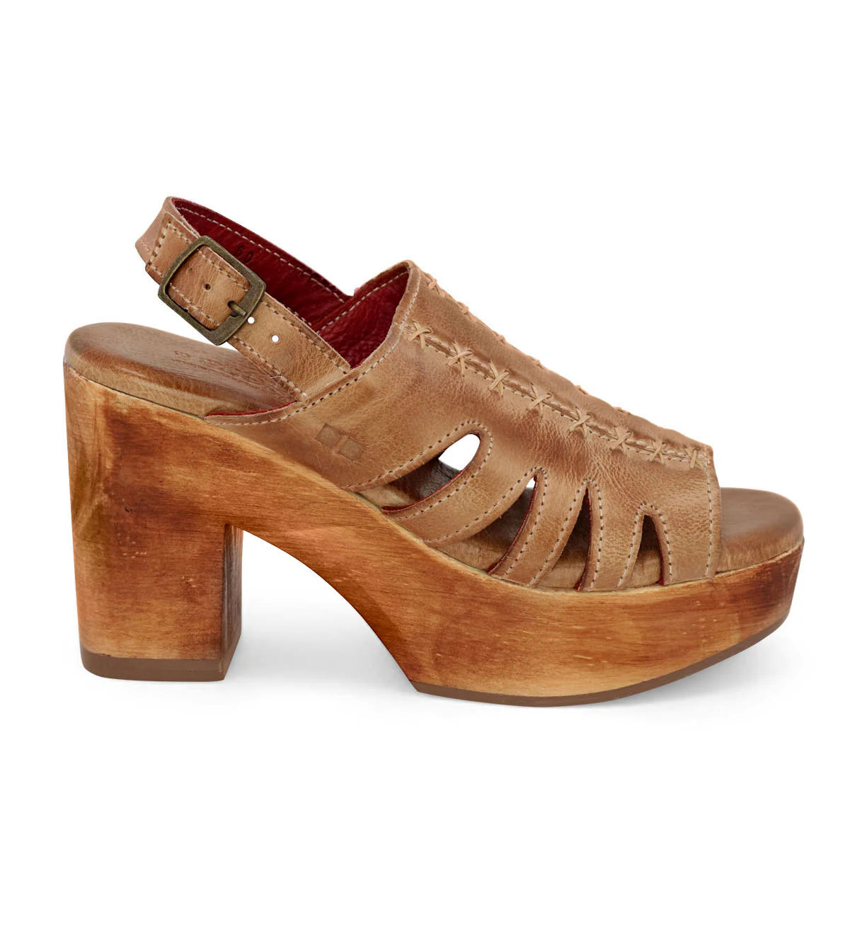 BedStu Fontella Tan Rustic Heels