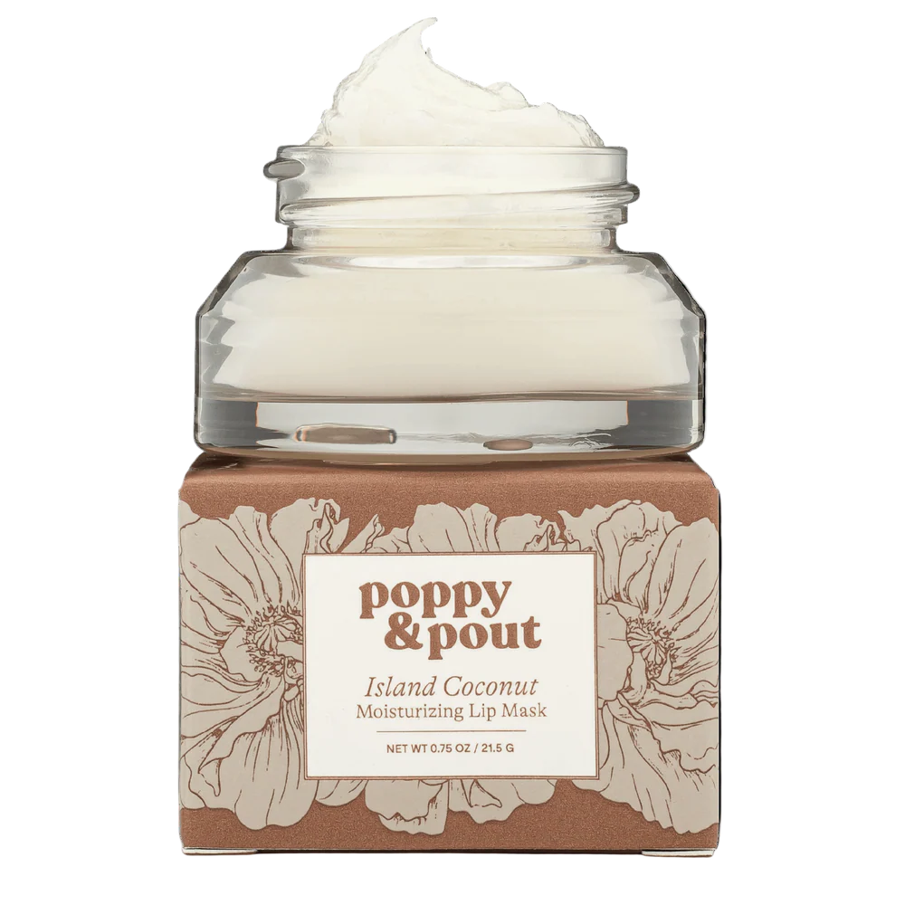 Poppy & Pout Original Lip Mask : Island Coconut
