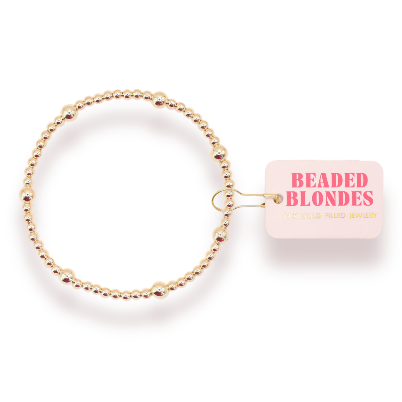 Beaded Blondes Olive Gold Extended Bracelet