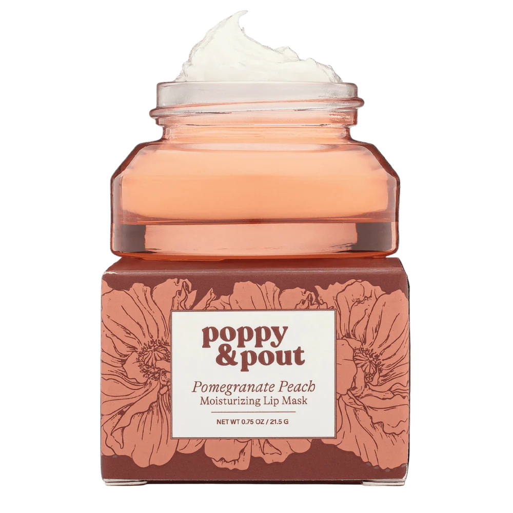 Poppy & Pout Original Lip Mask : Pomegranate Peach