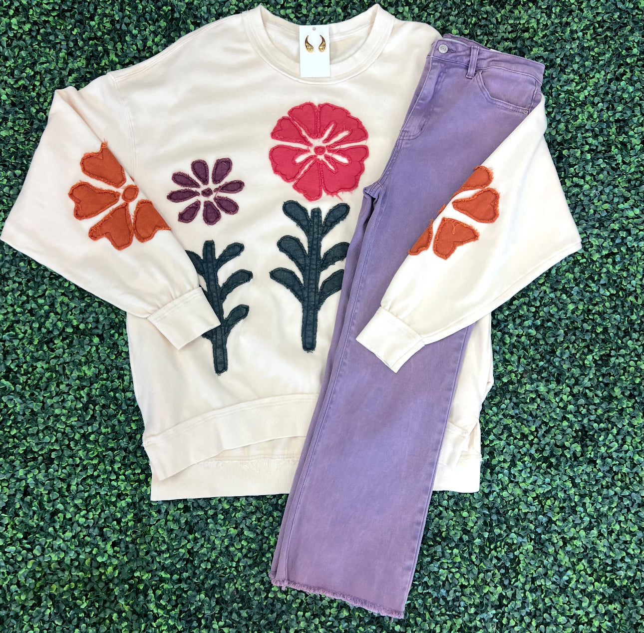Floral Pullover