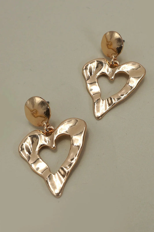 Heart Drop Earrings
