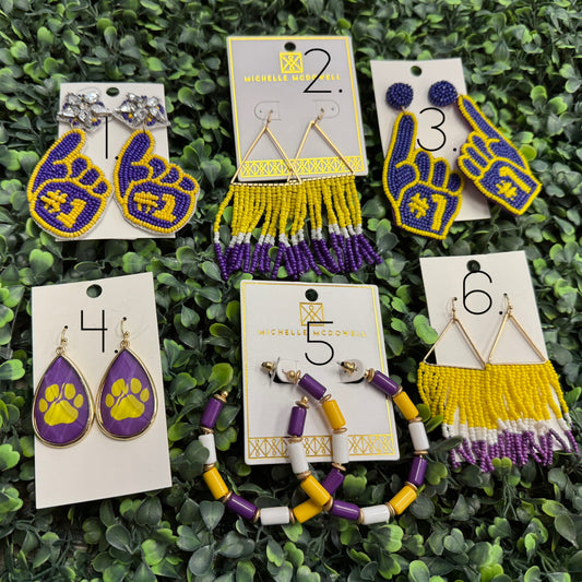 School Spirit Earrings