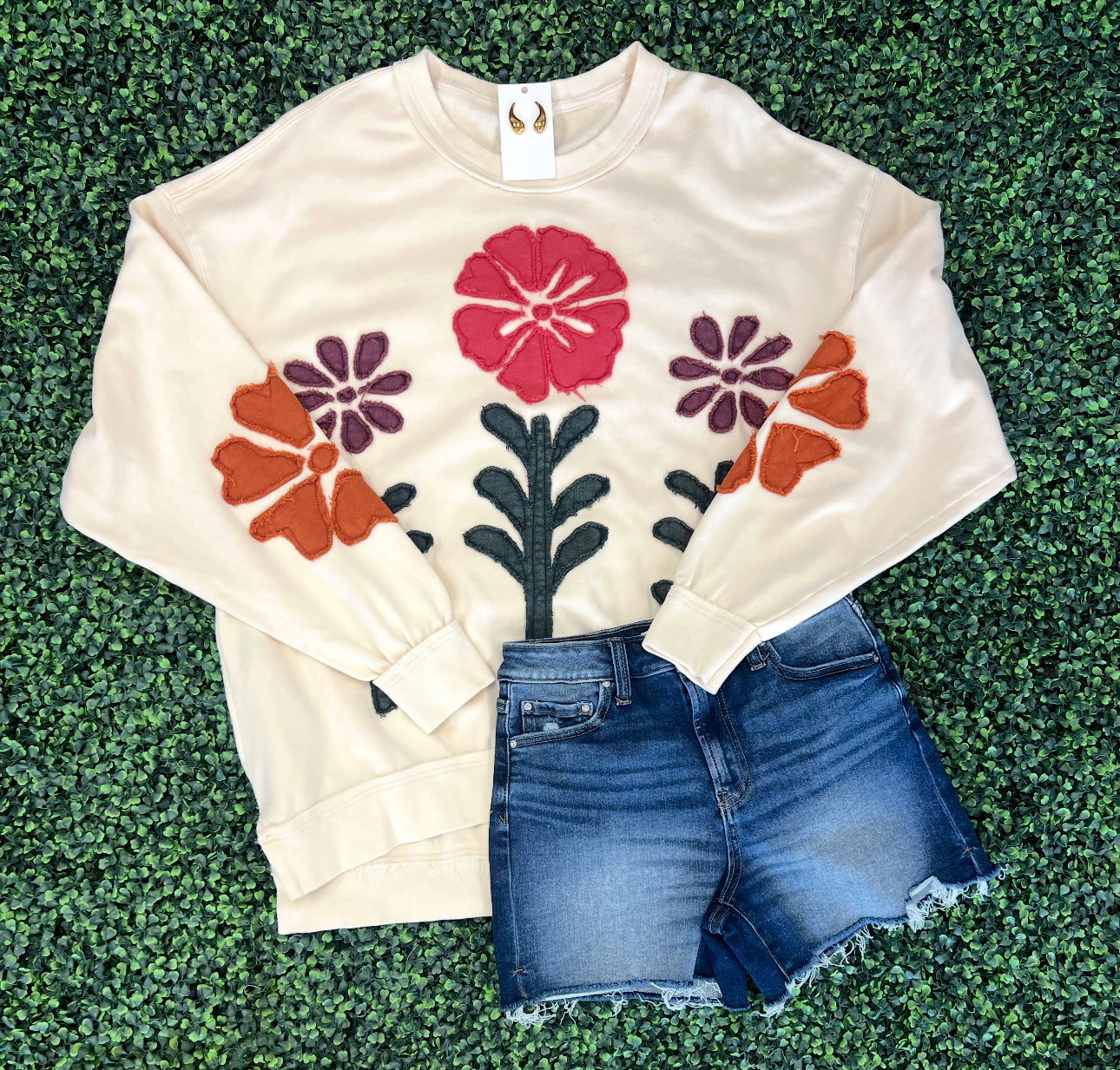 Floral Pullover