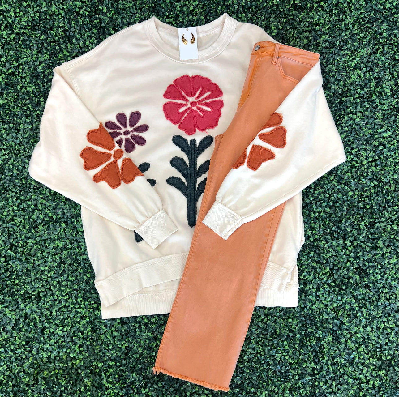 Floral Pullover