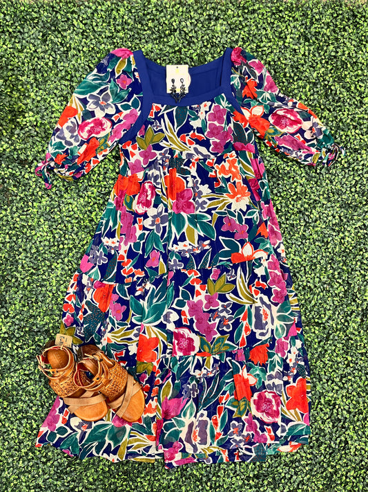 Golden Bloom Dress