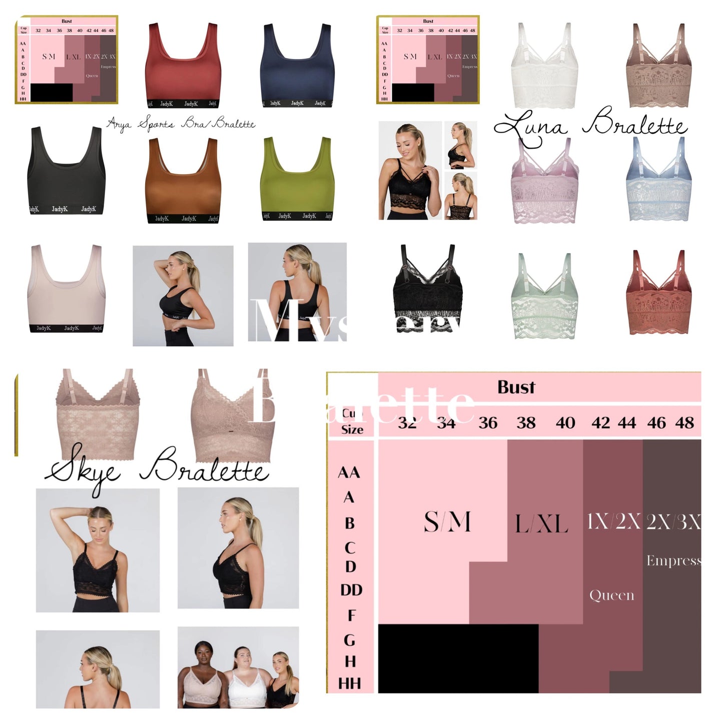 Mystery JadyK Bralette: Final Sale