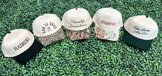 Embroidered Trucker Hats