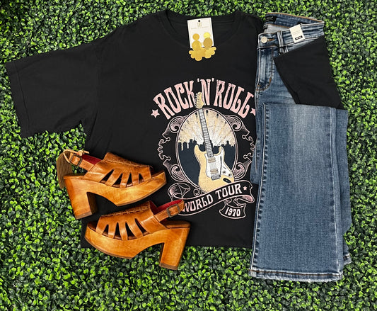 Oversized Rock N Roll Tee