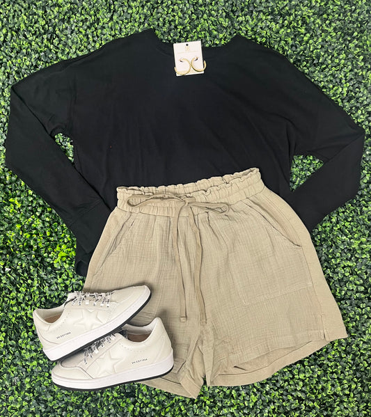 Olive Olivia Terry Shorts