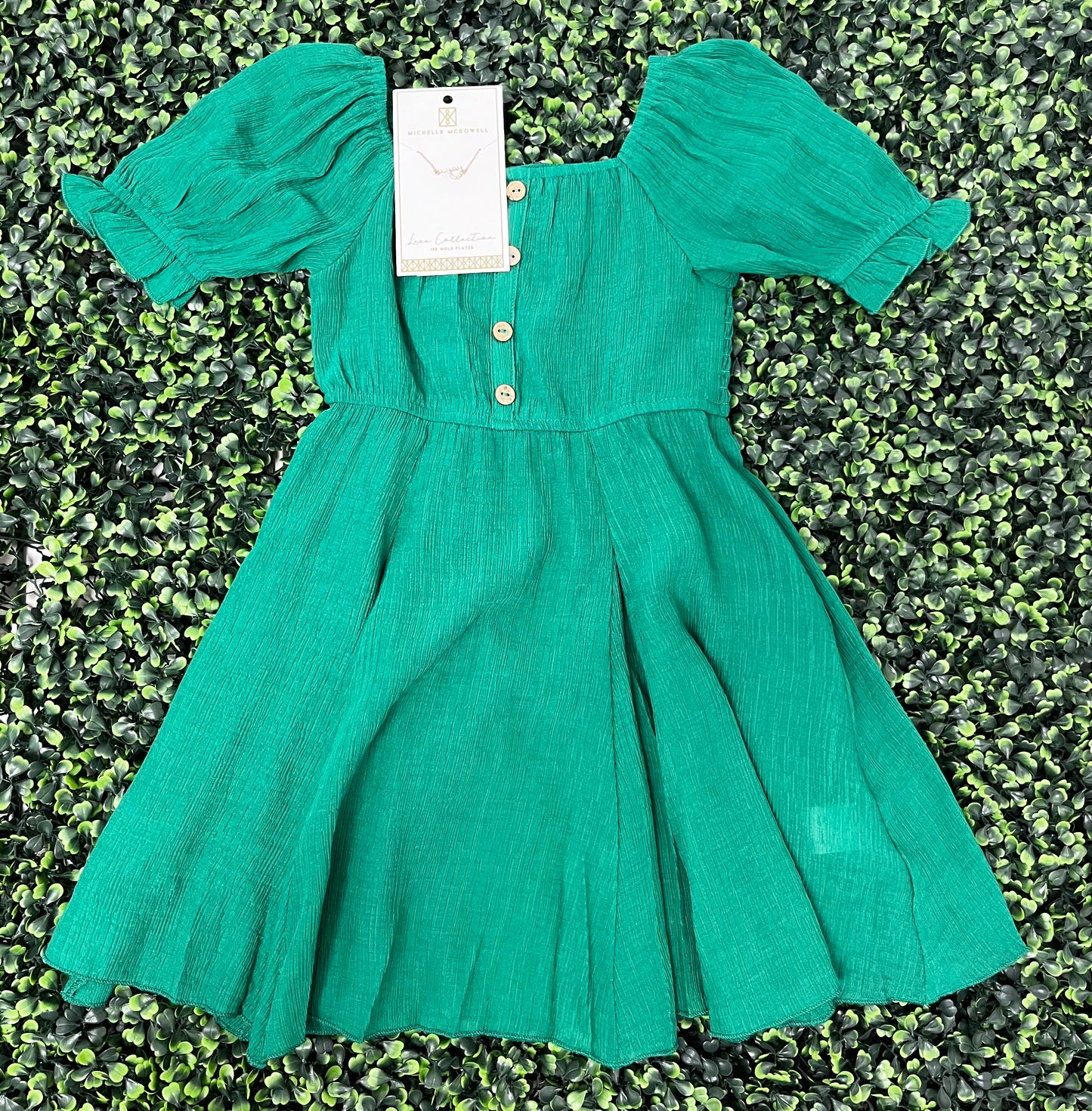 Tween Kelly Green Dress