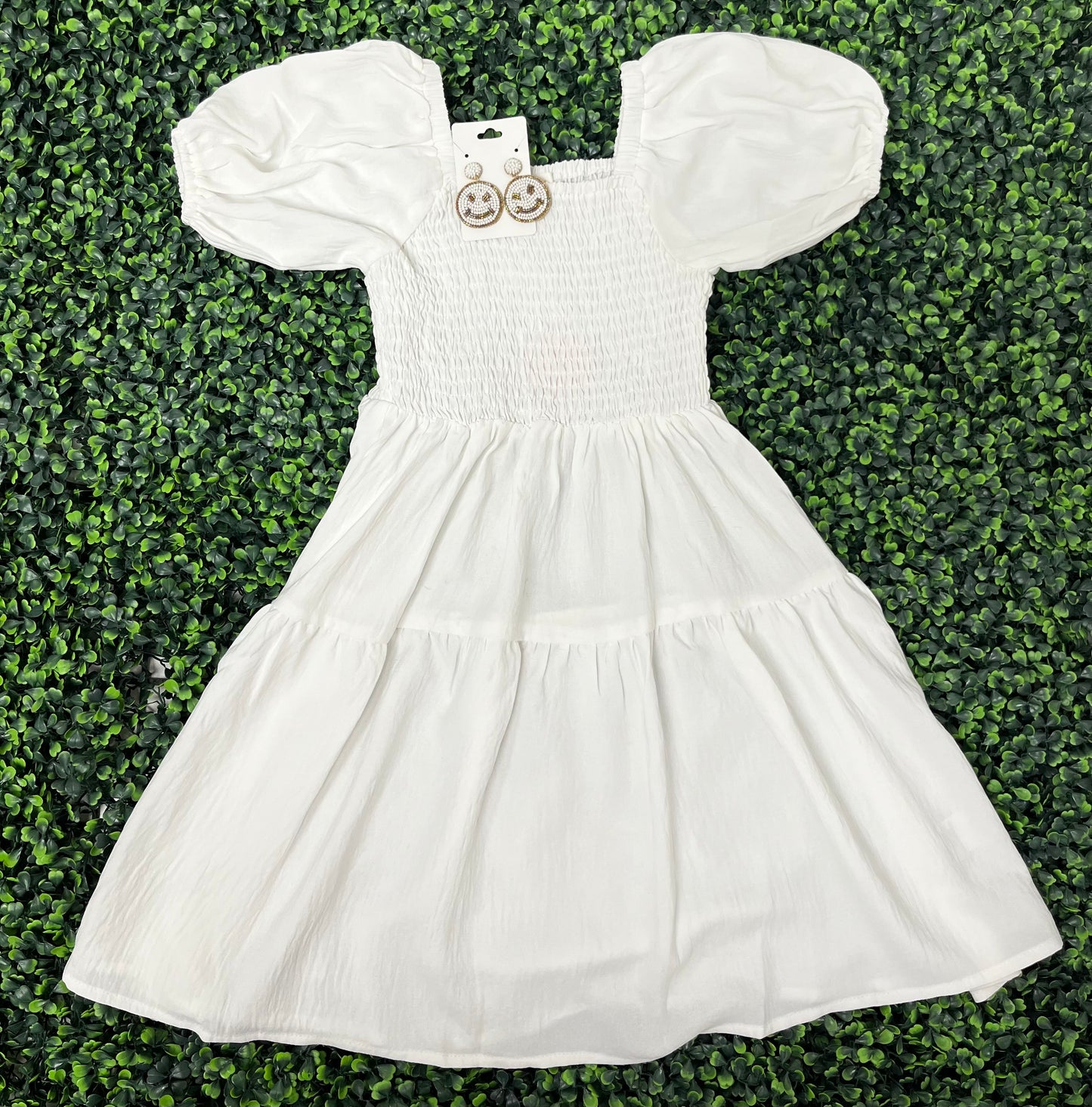 Tween White Pearl Dress