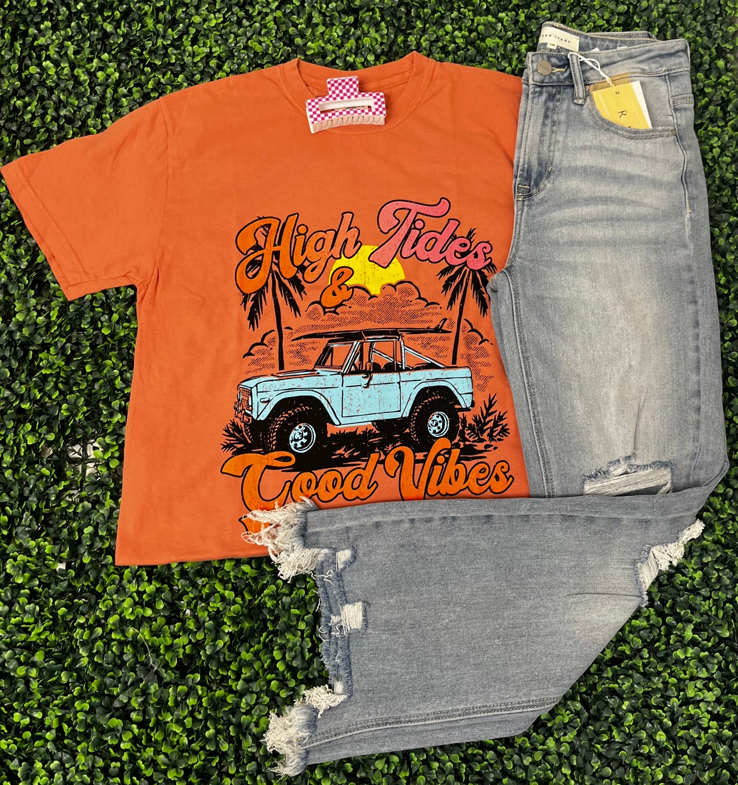 High Tides & Good Vibes Tee