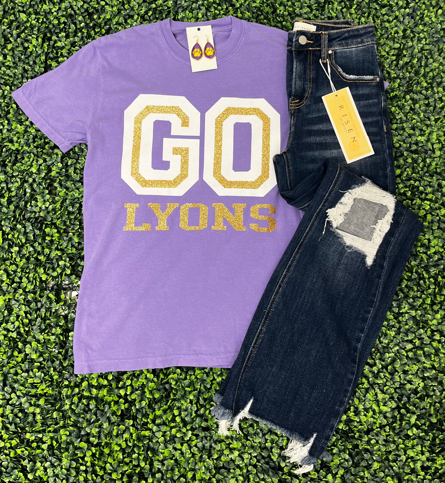 Gold Go Lyons Tee