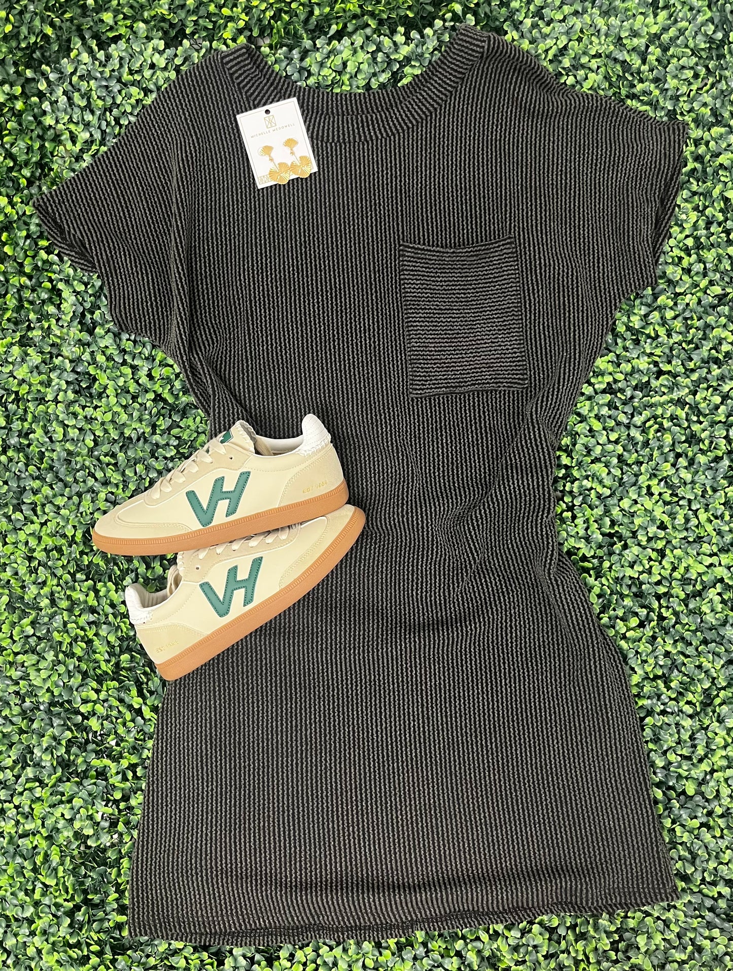 Solid Ribbed Reese Dress