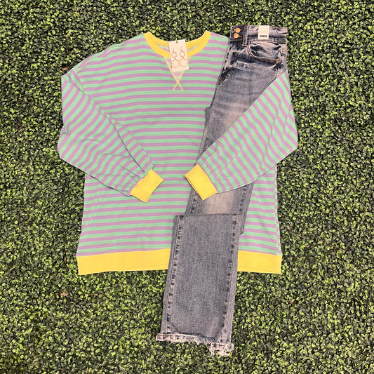 Staple Striped Crew