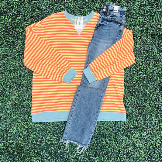 Staple Striped Crew