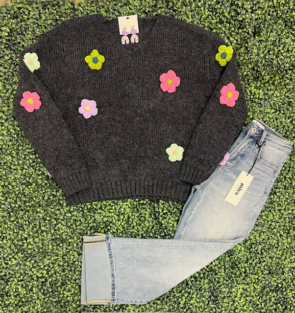 Flower Power Sweater
