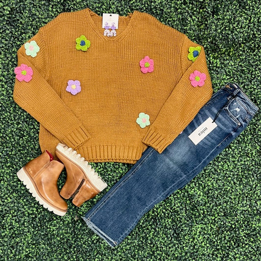 Flower Power Sweater
