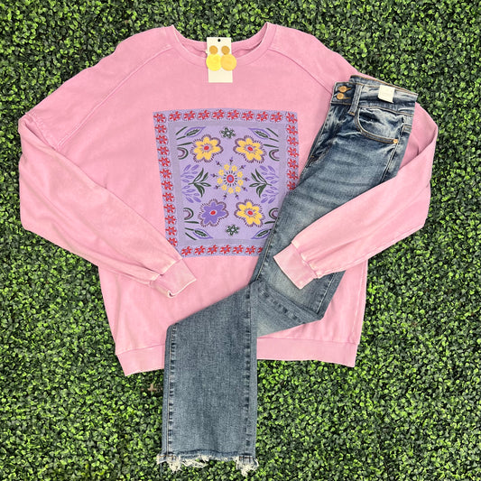 Floral Magic Pullover