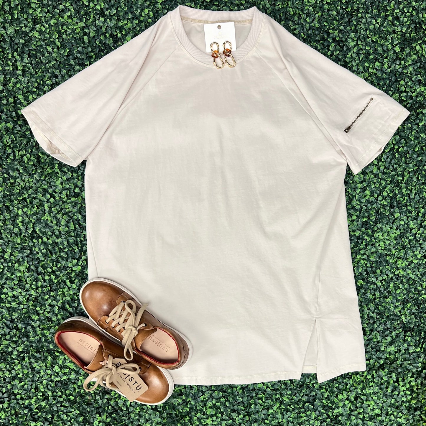 Zipper Staple Tunic