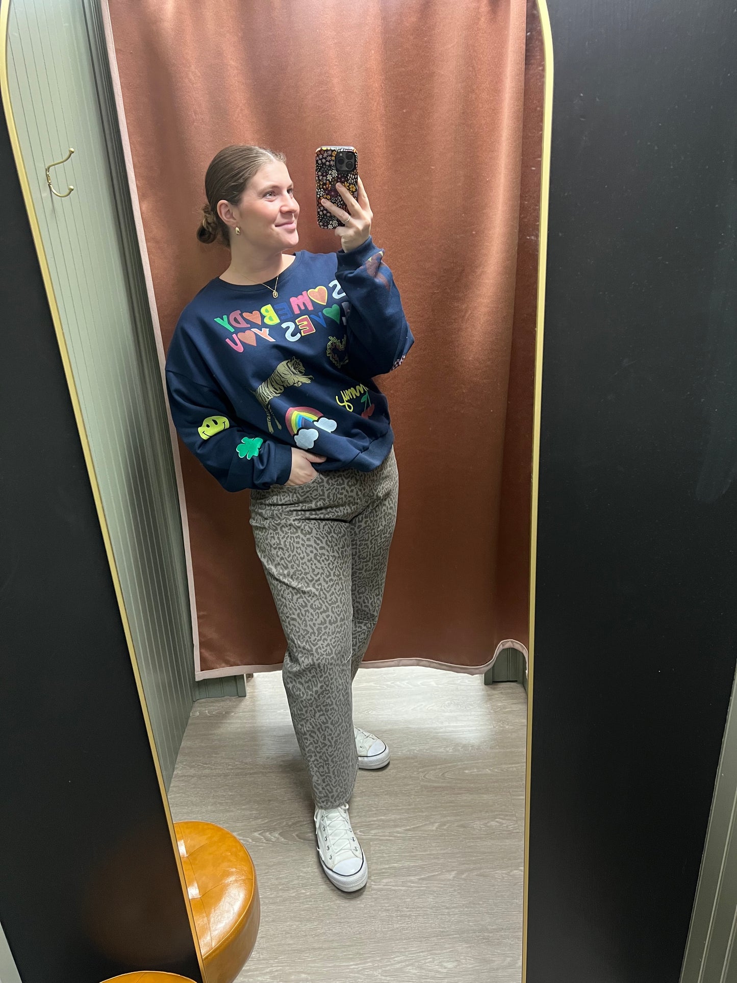 Mica HR Straight Tummy Tuck Animal Print