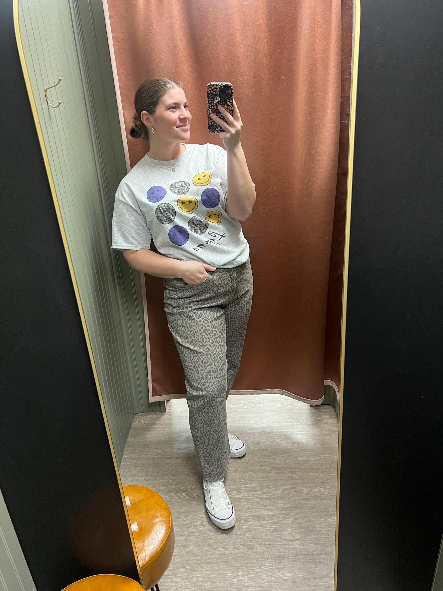 Mica HR Straight Tummy Tuck Animal Print