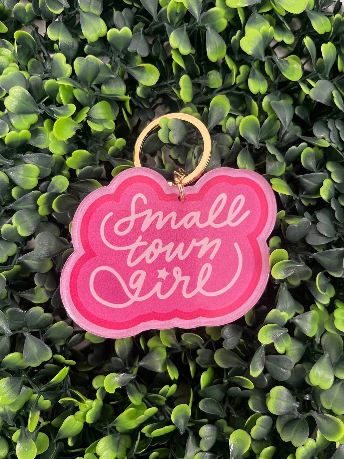 Small Town Girl Keychain