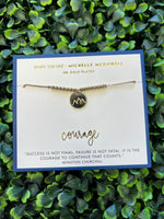 18K Gold Plated Carded Bracelet