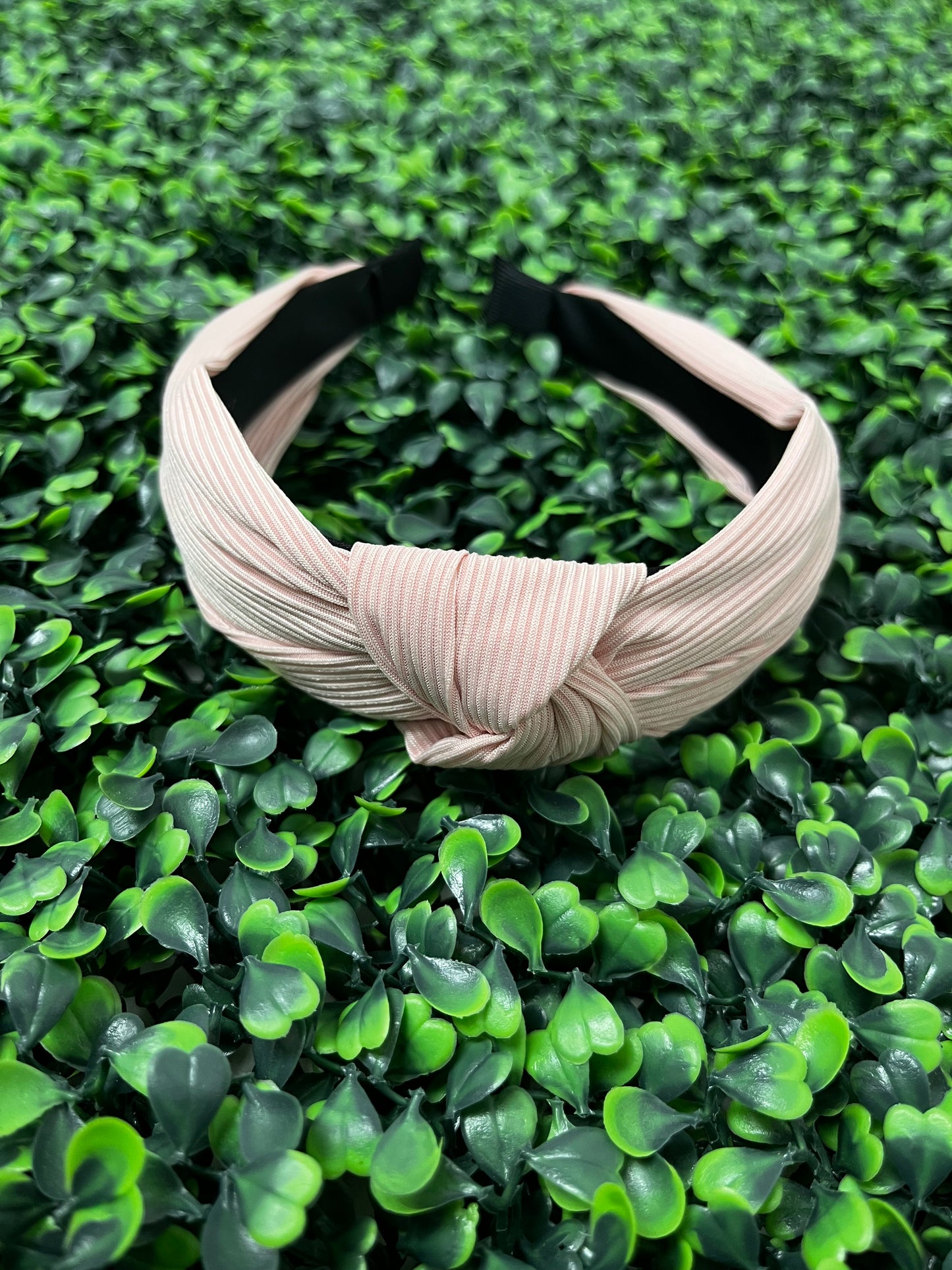 Light Pink Ribbed Headband