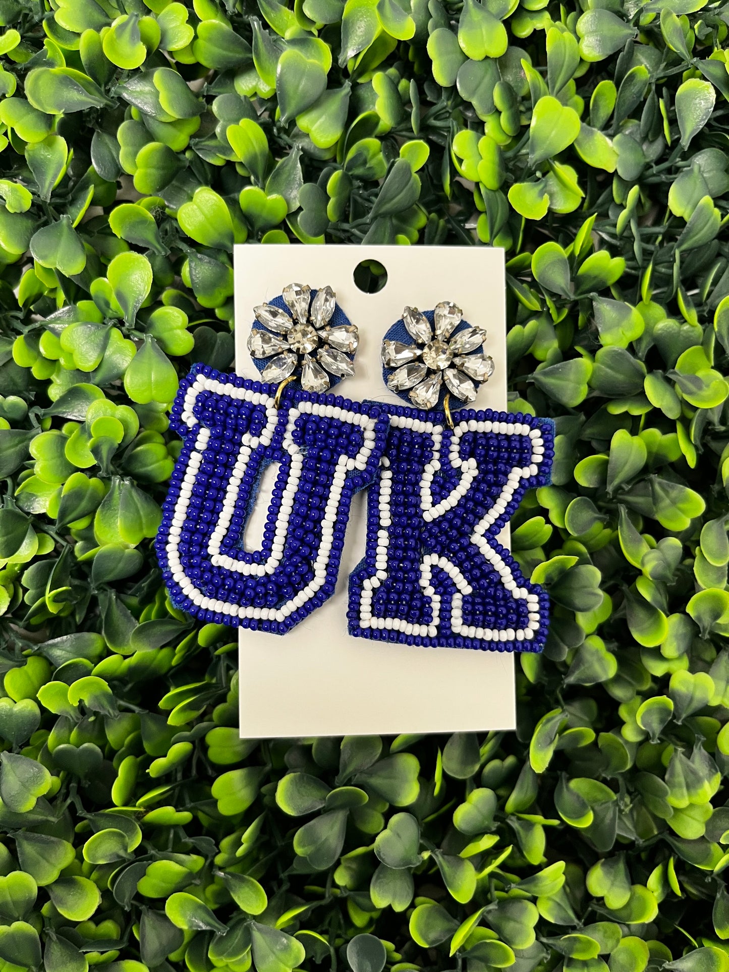 Beaded Kentucky Earrings