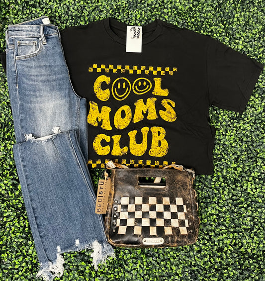 Checkered Cool Mom Tee