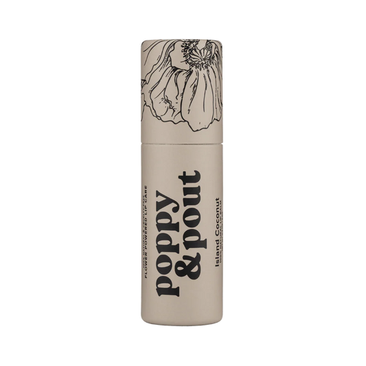 Poppy & Pout Lip Balm : Island Coconut