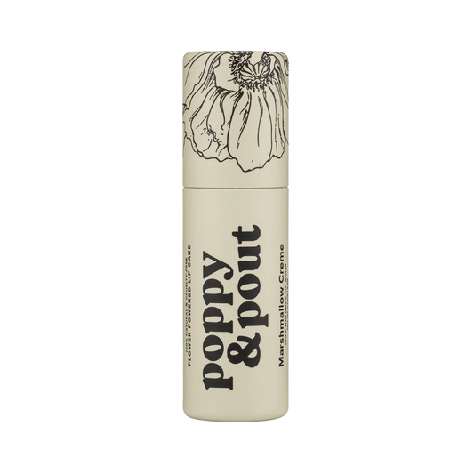 Poppy & Pout Lip Balm : Marshmallow Creme