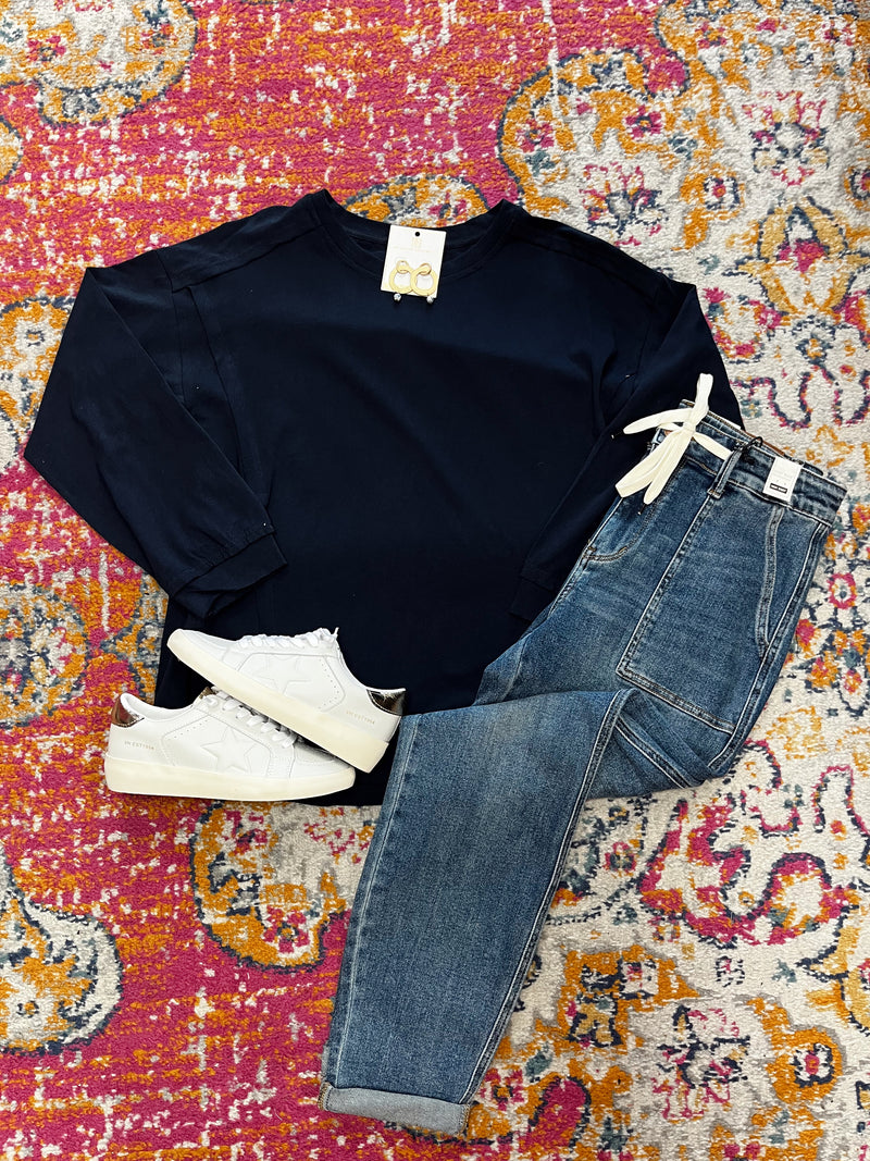 The Navy Casual Everyday Top