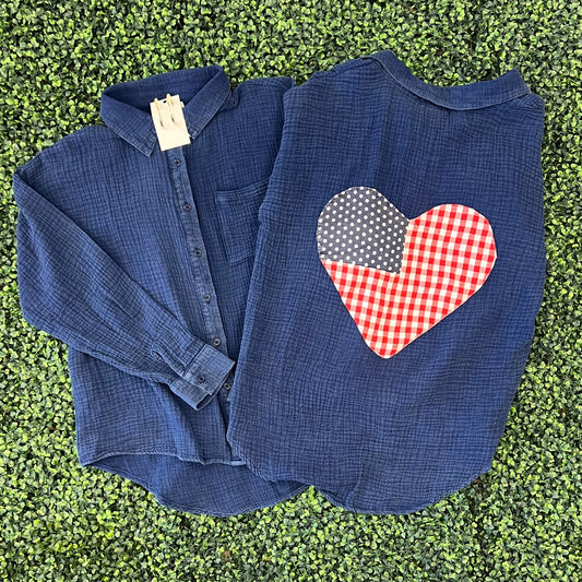 Patchwork Magic Gauze Top