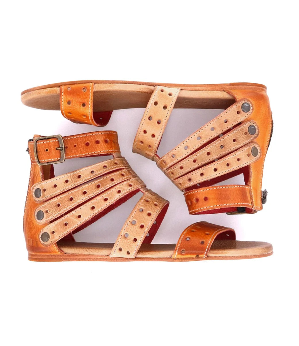 BedStu Artemis M Pecan Oats Rustic Sandals