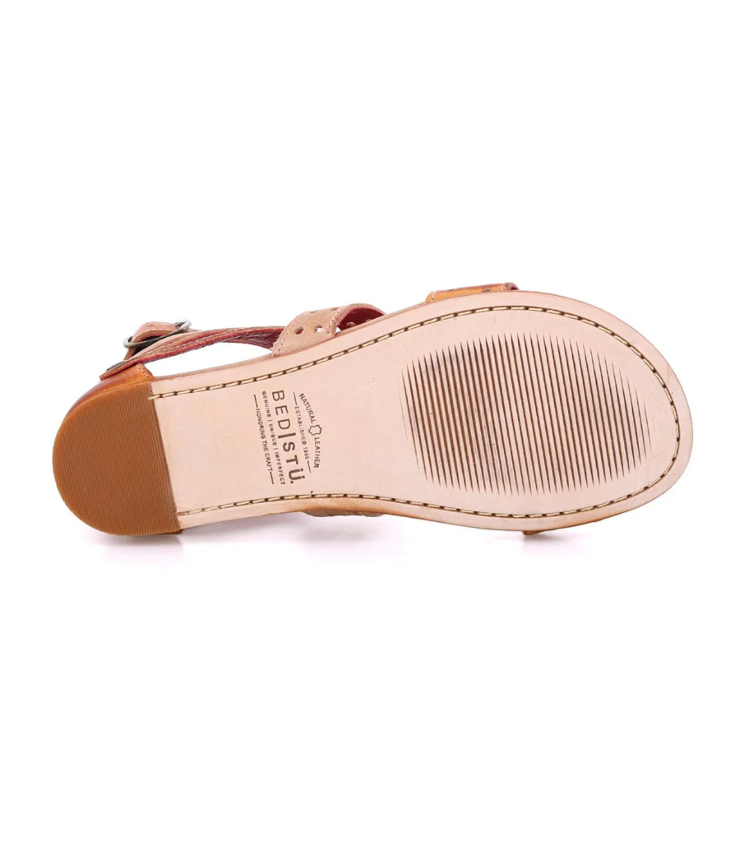 BedStu Artemis M Pecan Oats Rustic Sandals